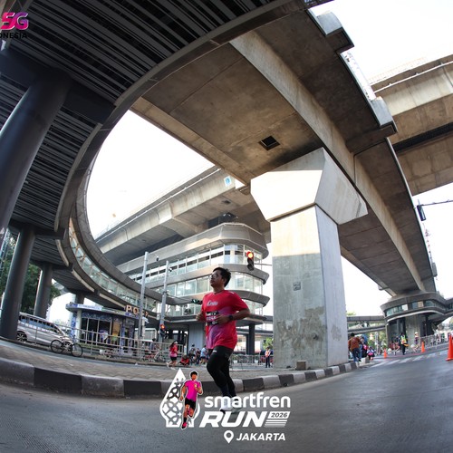 Race photo from SMARTFREN RUN 2026