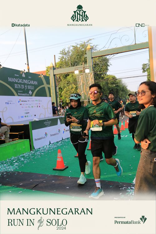 Race photo from Mangkunegaran Run 2024