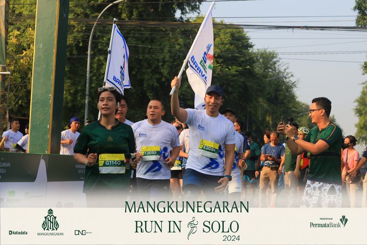 Race photo from Mangkunegaran Run 2024