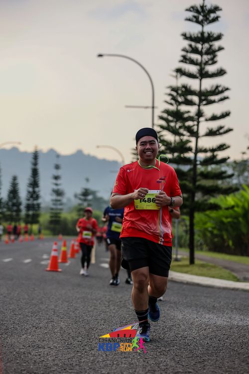 Race photo from CISANGKAN KBP CITY RUN 2025