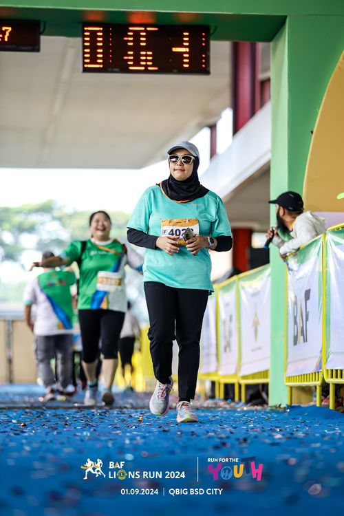 Race photo from BAF LIONS RUN 2024