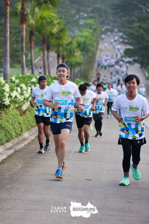 Race photo from Taman Budaya x BOGORUN 2025