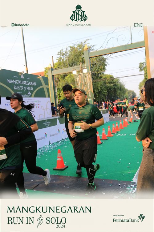 Race photo from Mangkunegaran Run 2024