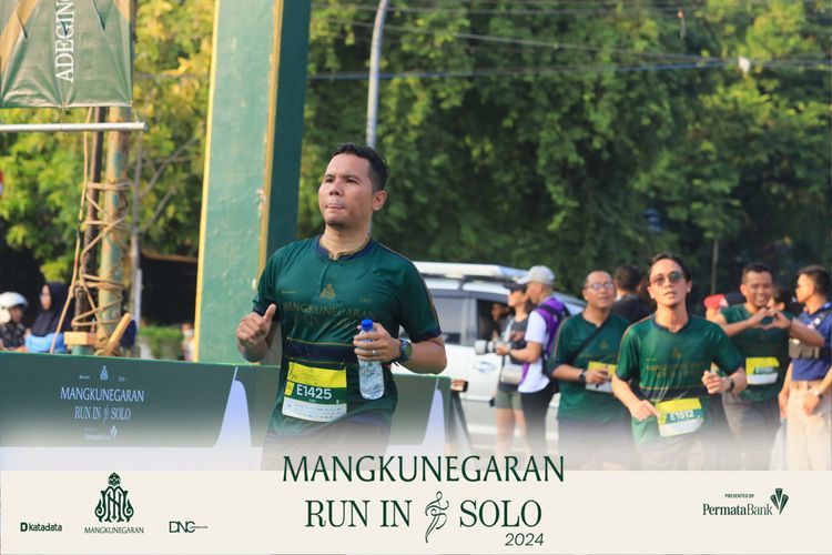 Race photo from Mangkunegaran Run 2024