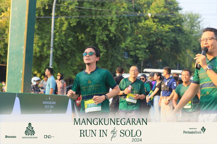 Race photo from Mangkunegaran Run 2024