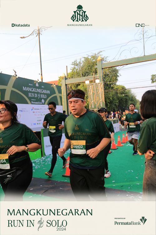 Race photo from Mangkunegaran Run 2024