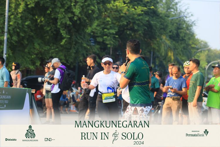 Race photo from Mangkunegaran Run 2024