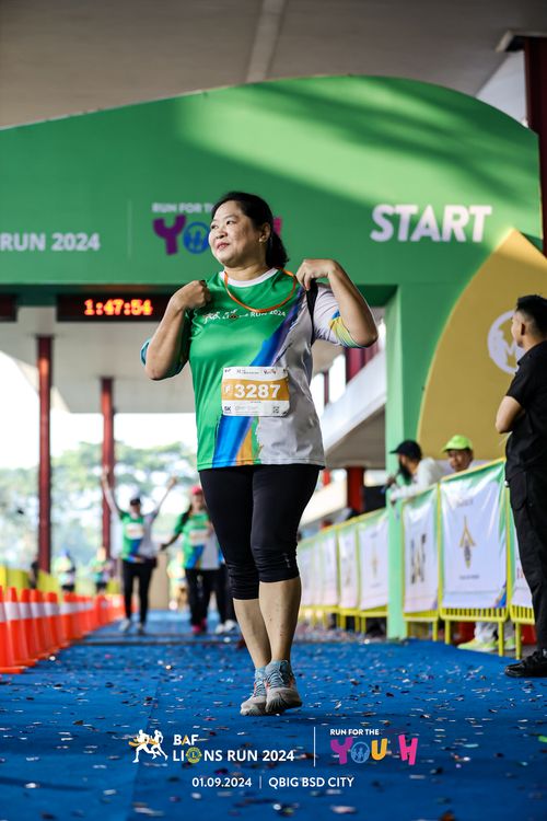 Race photo from BAF LIONS RUN 2024