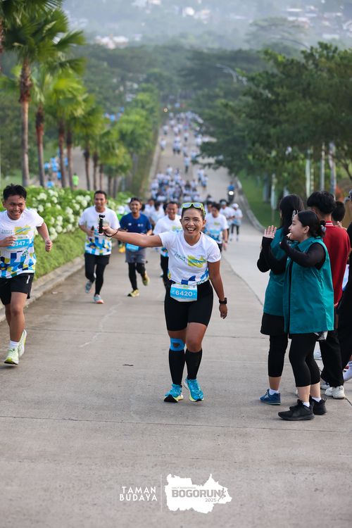 Race photo from Taman Budaya x BOGORUN 2025