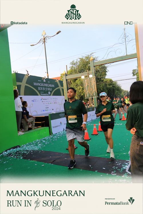 Race photo from Mangkunegaran Run 2024