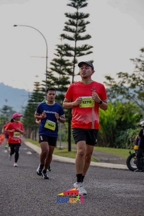Race photo from CISANGKAN KBP CITY RUN 2025