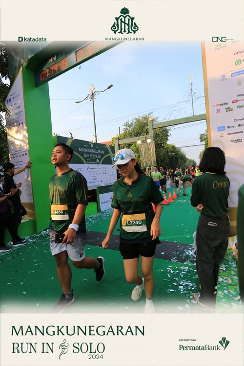 Race photo from Mangkunegaran Run 2024