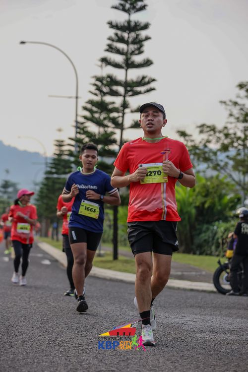 Race photo from CISANGKAN KBP CITY RUN 2025