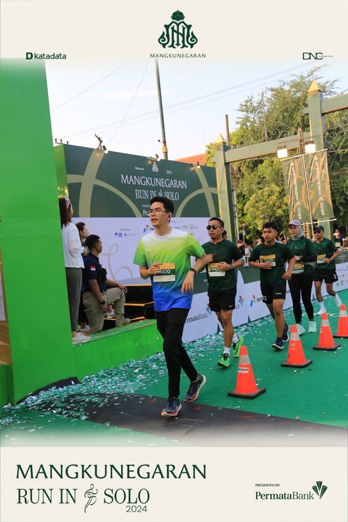 Race photo from Mangkunegaran Run 2024
