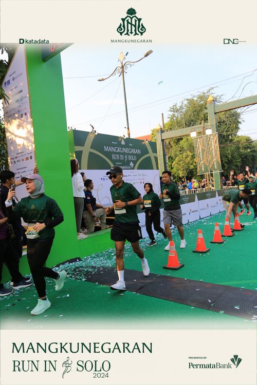 Race photo from Mangkunegaran Run 2024