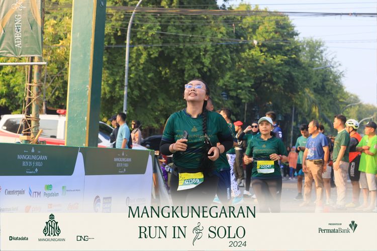 Race photo from Mangkunegaran Run 2024