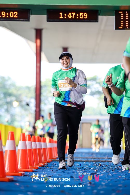 Race photo from BAF LIONS RUN 2024