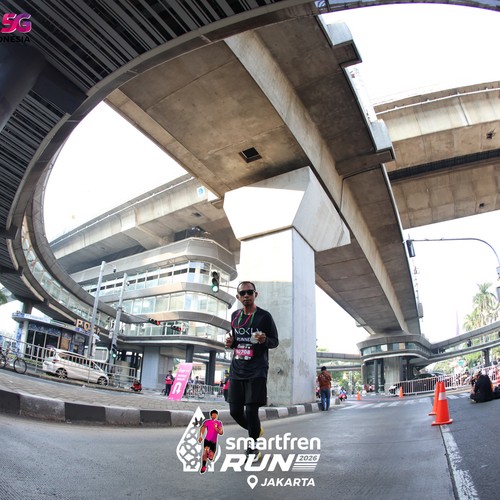 Race photo from SMARTFREN RUN 2026