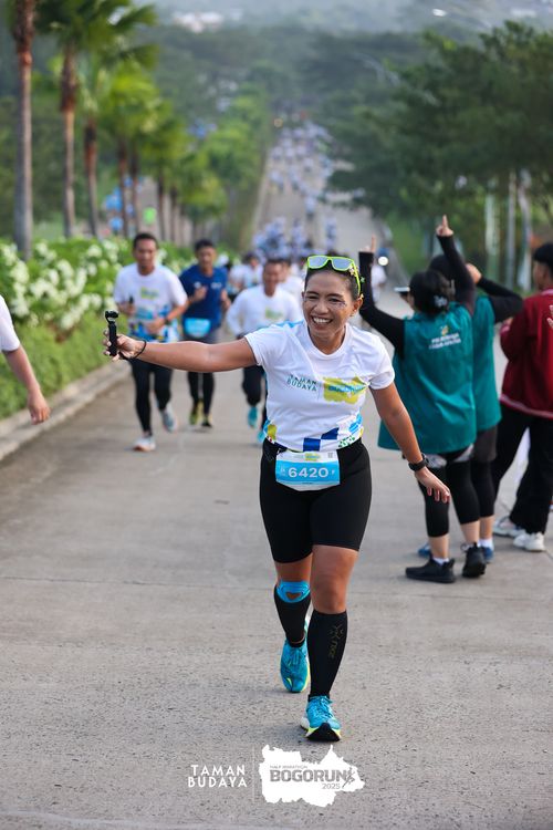 Race photo from Taman Budaya x BOGORUN 2025