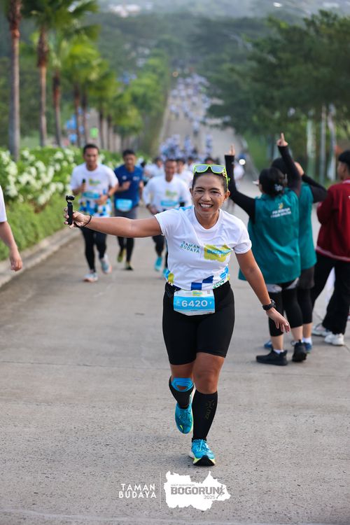 Race photo from Taman Budaya x BOGORUN 2025
