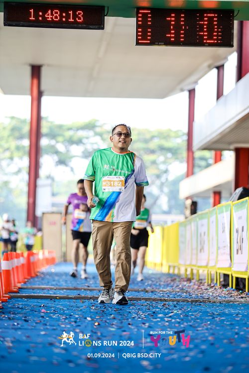 Race photo from BAF LIONS RUN 2024