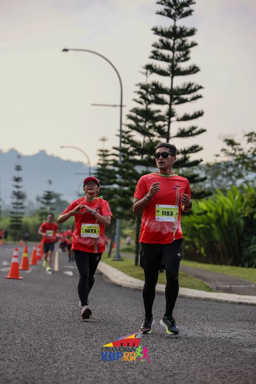 Race photo from CISANGKAN KBP CITY RUN 2025