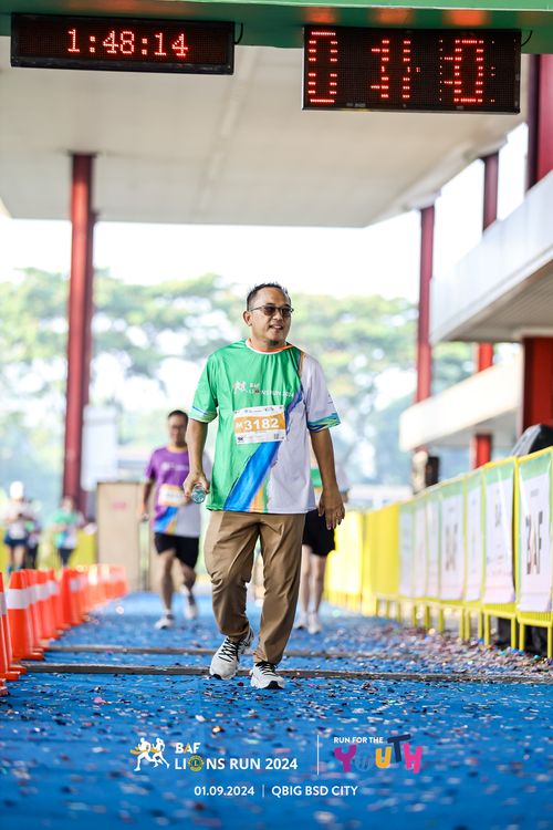 Race photo from BAF LIONS RUN 2024