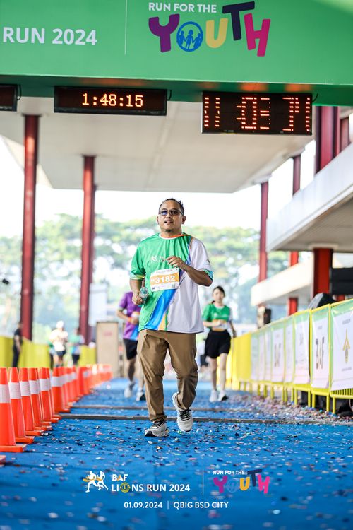 Race photo from BAF LIONS RUN 2024
