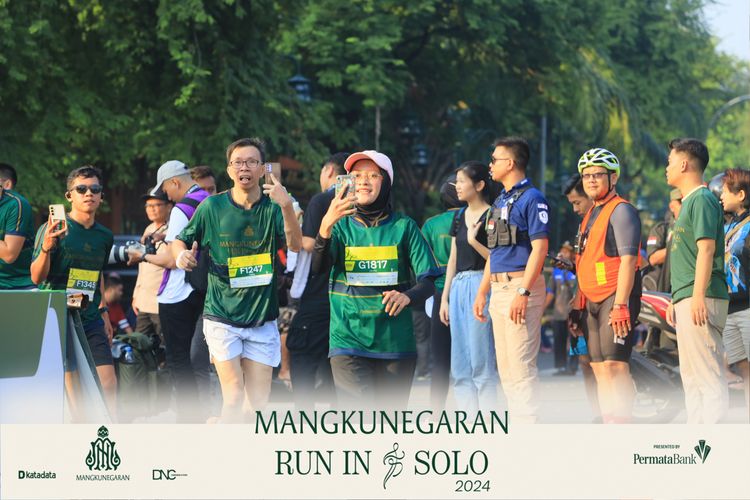 Race photo from Mangkunegaran Run 2024