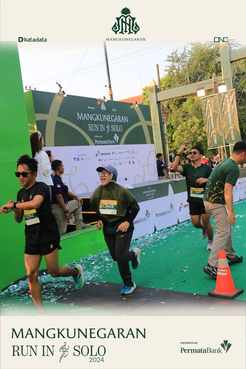 Race photo from Mangkunegaran Run 2024