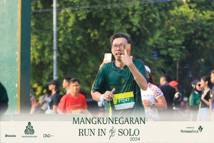 Race photo from Mangkunegaran Run 2024