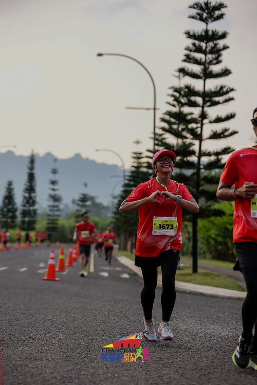 Race photo from CISANGKAN KBP CITY RUN 2025