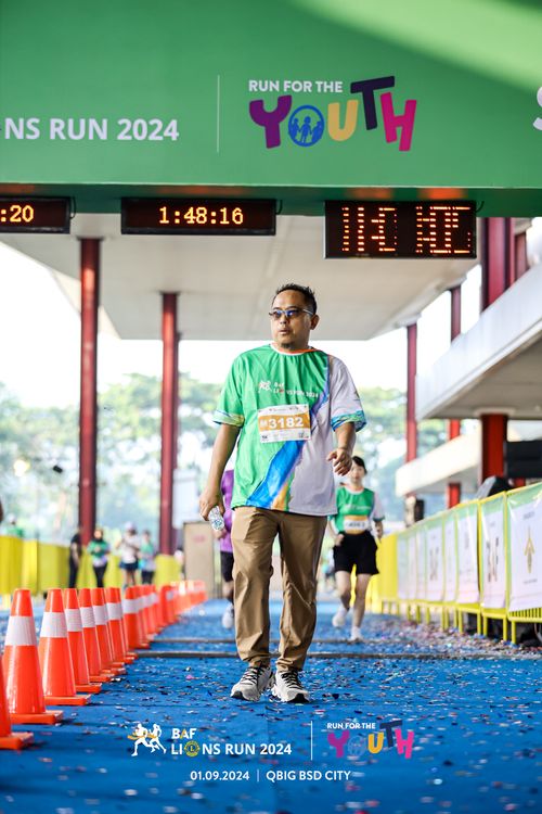 Race photo from BAF LIONS RUN 2024