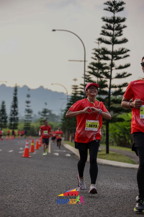 Race photo from CISANGKAN KBP CITY RUN 2025