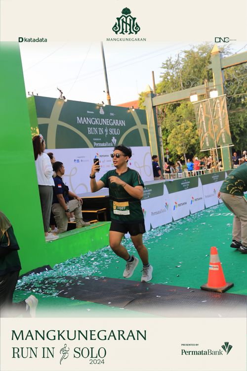 Race photo from Mangkunegaran Run 2024
