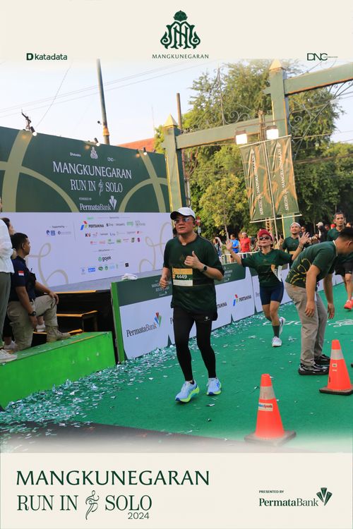 Race photo from Mangkunegaran Run 2024