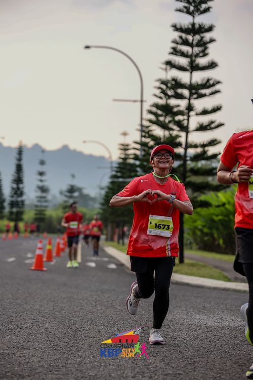 Race photo from CISANGKAN KBP CITY RUN 2025