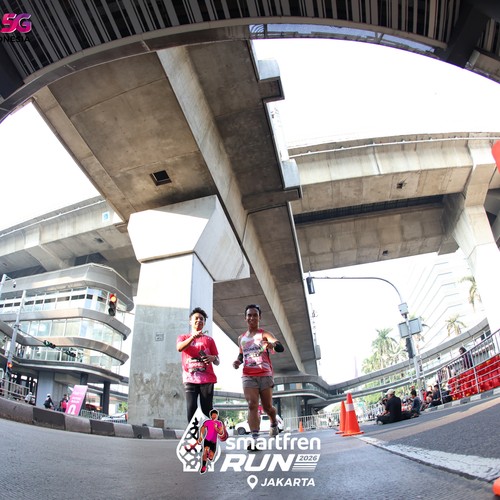 Race photo from SMARTFREN RUN 2026