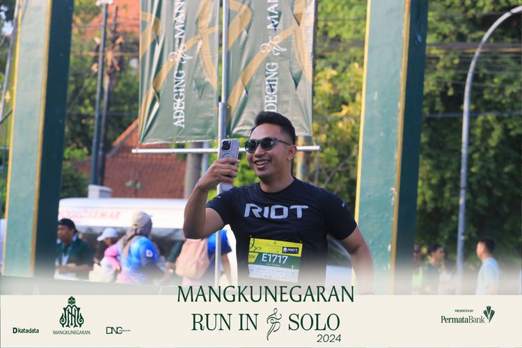 Race photo from Mangkunegaran Run 2024