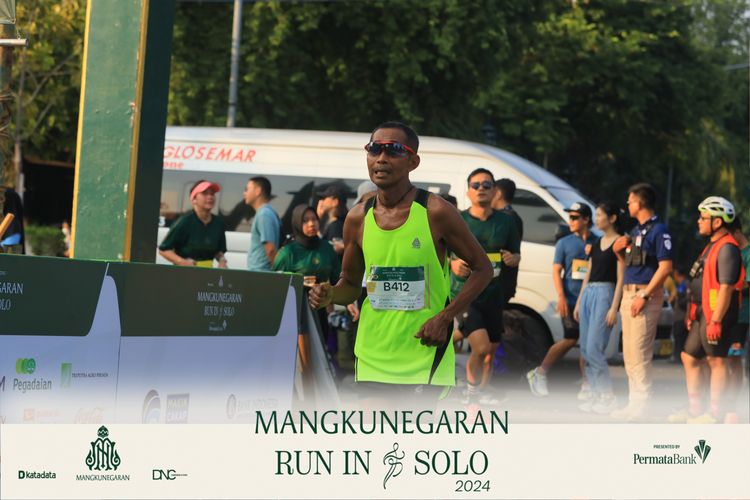 Race photo from Mangkunegaran Run 2024