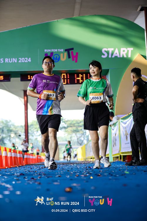 Race photo from BAF LIONS RUN 2024