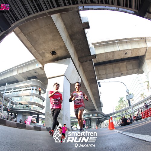 Race photo from SMARTFREN RUN 2026