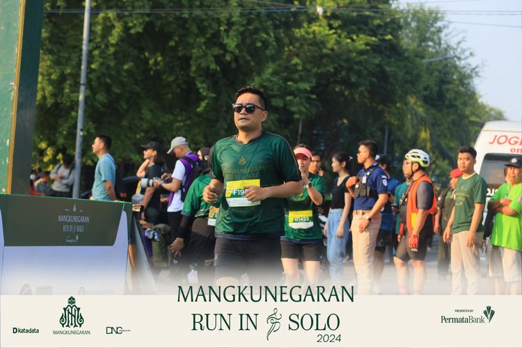 Race photo from Mangkunegaran Run 2024