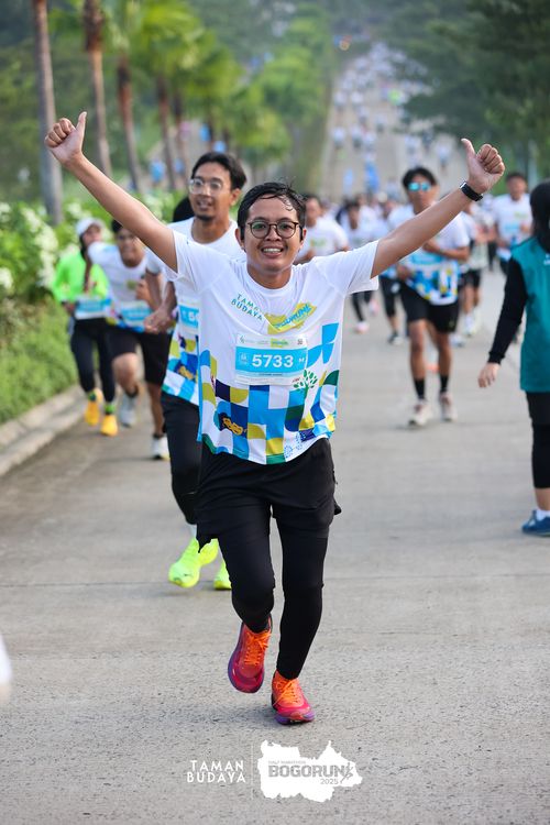 Race photo from Taman Budaya x BOGORUN 2025