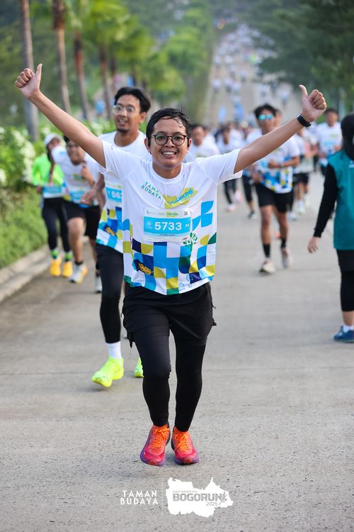 Race photo from Taman Budaya x BOGORUN 2025