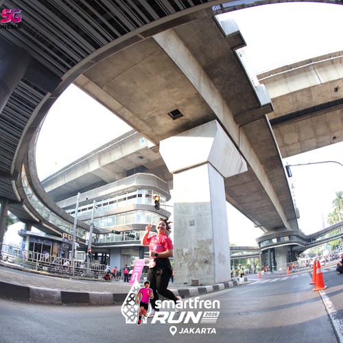Race photo from SMARTFREN RUN 2026