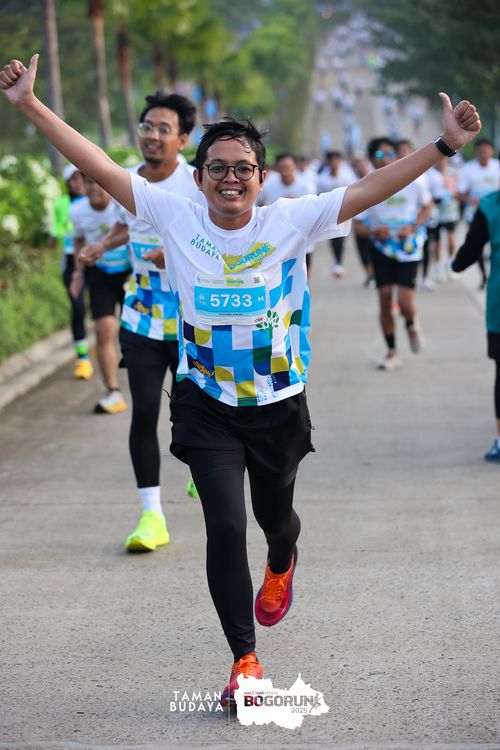 Race photo from Taman Budaya x BOGORUN 2025