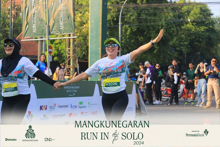 Race photo from Mangkunegaran Run 2024