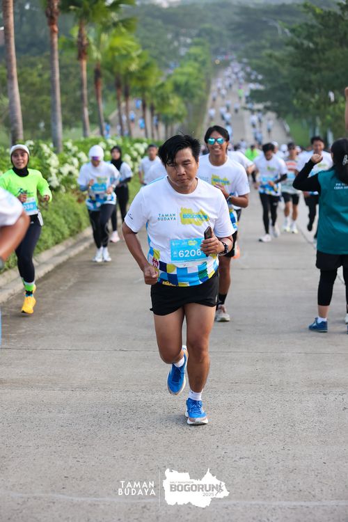 Race photo from Taman Budaya x BOGORUN 2025