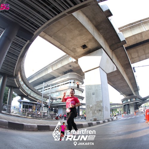 Race photo from SMARTFREN RUN 2026